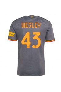 AS Roma Wesley Franca #43 Jalkapallovaatteet Kolmaspaita 2026-27 Lyhythihainen